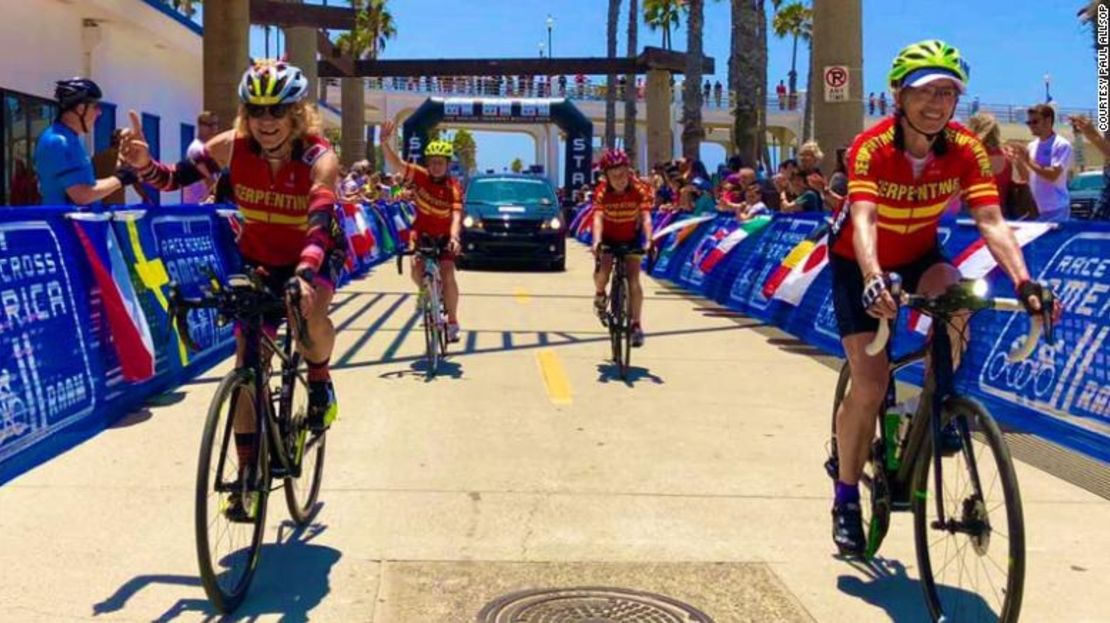 Edwina Brocklesby y las Serpentine Golden Girls en la RAAM 2019