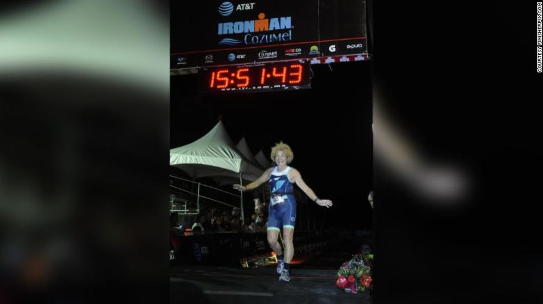 Brocklesby en el Ironman de Cozumel 2017