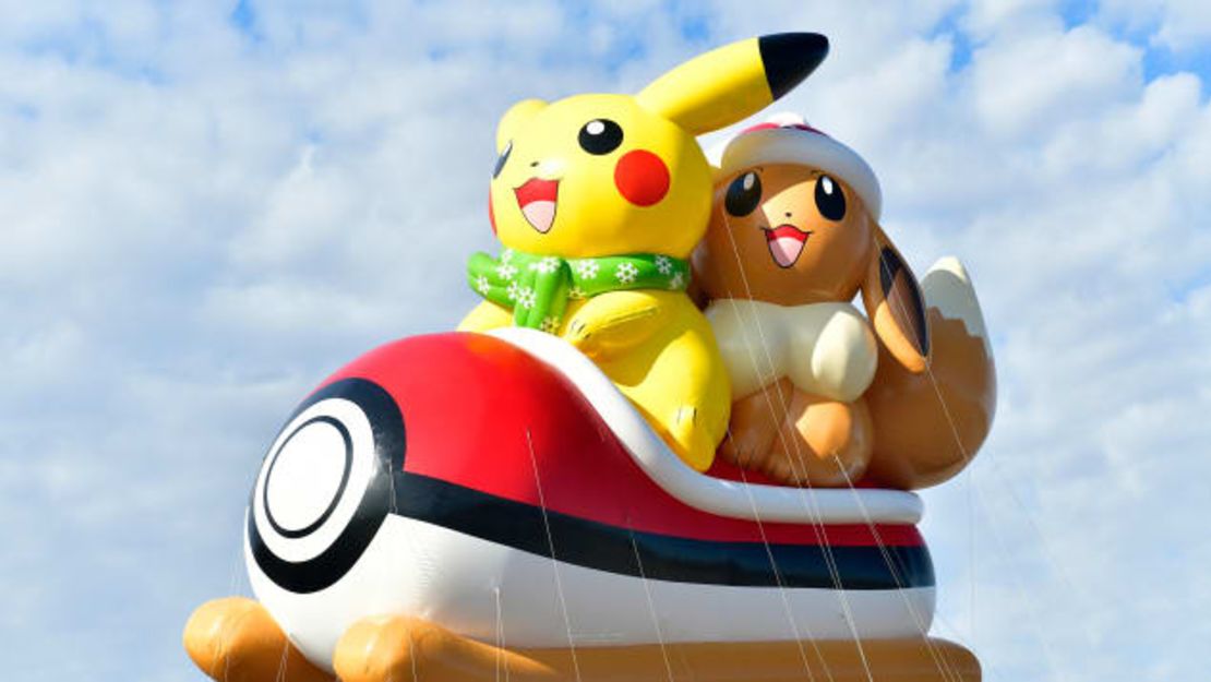 ¡Pikachu! ¡Eevee! ¡Trineo de Poké Bola! ¿Qué más podríamos pedir?Crédito: Eugene Gologursky / Getty Images