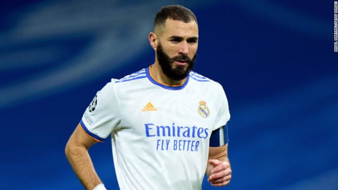 Benzema del Real Madrid es actualmente el máximo goleador de LaLiga.