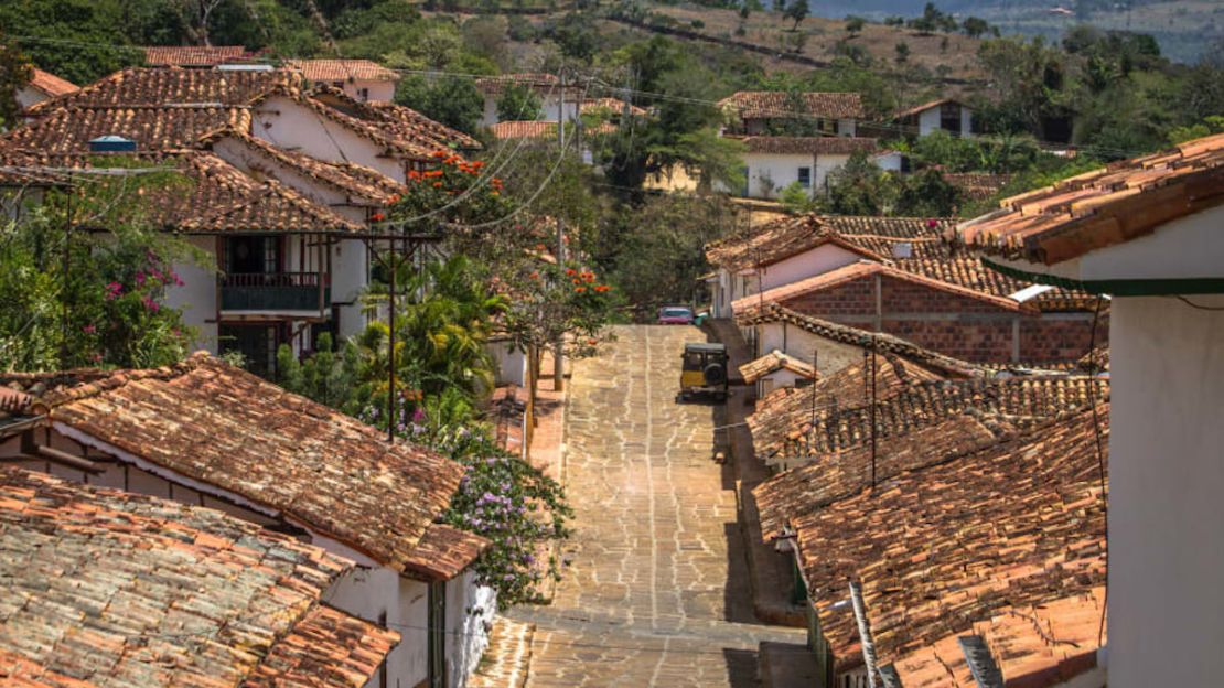 Las calles de Barichara, en Santender, están plasmadas en Encanto.