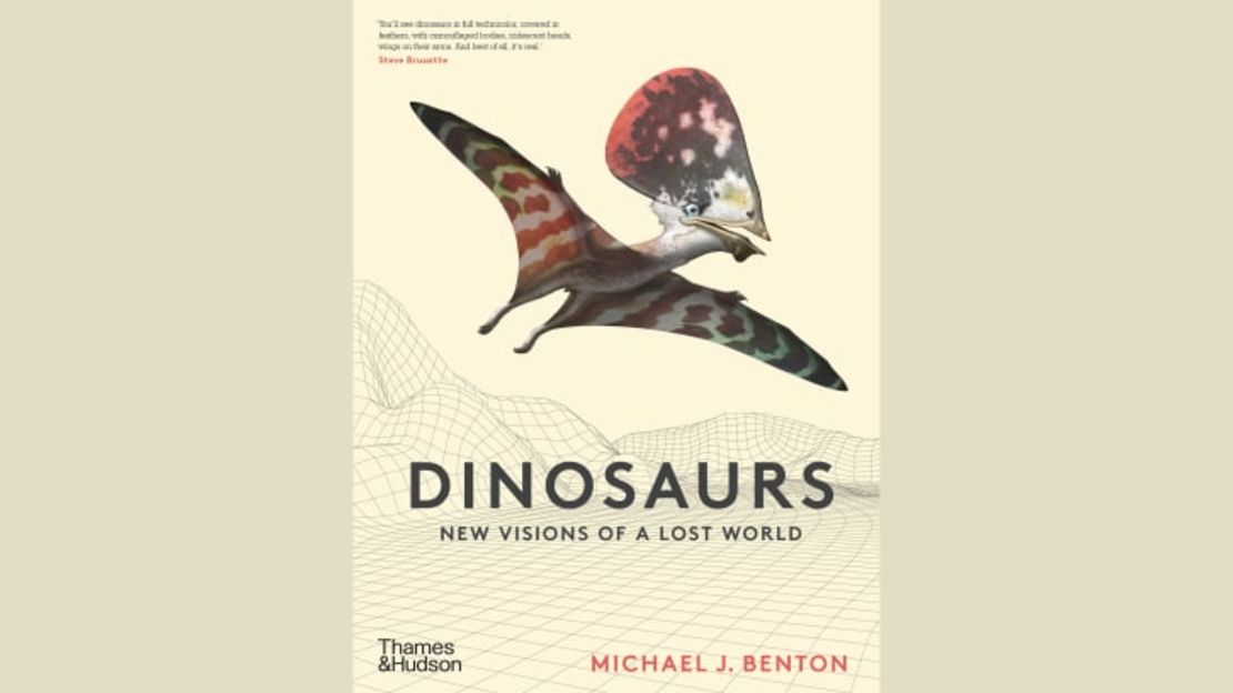 El paleoartista Bob Nicholls dio vida a las criaturas del libro de Benton, incluso en la portada que se muestra aquí. Crédito: Thames & Hudson