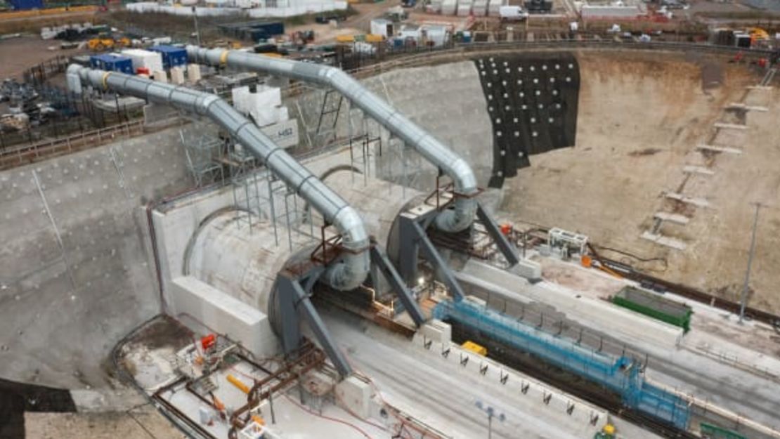 Túneles HS2 en construcción al noroeste de Londres. Imágenes de Leon Neal / Getty