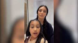 CNNE 1108657 - kim kardashian y north west debutan juntas tiktok