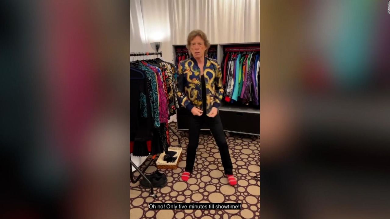 CNNE 1109953 - la prueba de vestuario de mick jagger a puro baile