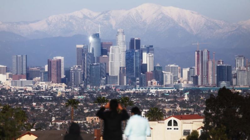 9. Los Ángeles, California: Los Ángeles es una de las dos únicas ciudades de EE.UU. en el top 10. Mario Tama / Getty Images