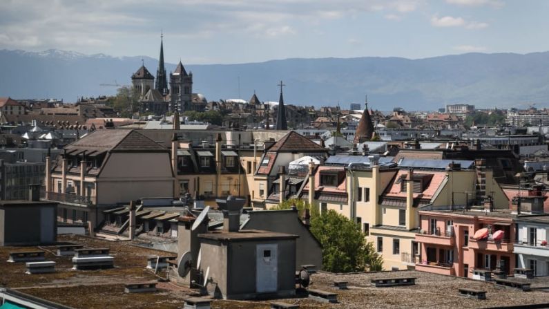 7. Ginebra, Suiza: Ginebra es mundialmente conocida como centro financiero. Fabrice Coffrini / AFP / Getty Images
