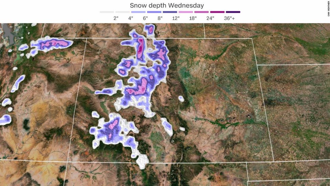 La nieve en Colorado.