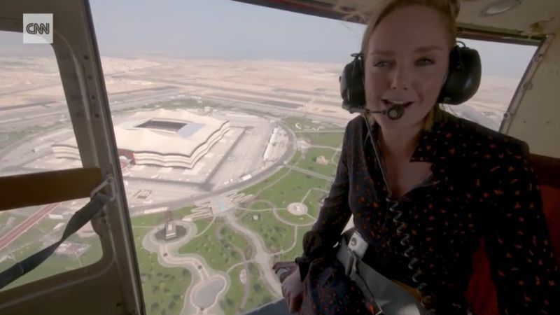 Así se ven los estadios del mundial de qatar 2022 desde el cielo | cnn