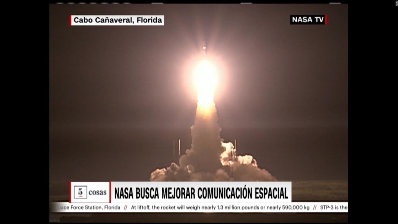 CNNE 1113645 - 5 cosas- nasa lanza mision para la comunicacion espacial