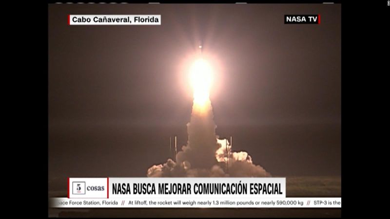 5 cosas: nasa lanza misión para revolucionar la comunicación espacial con láseres | cnn