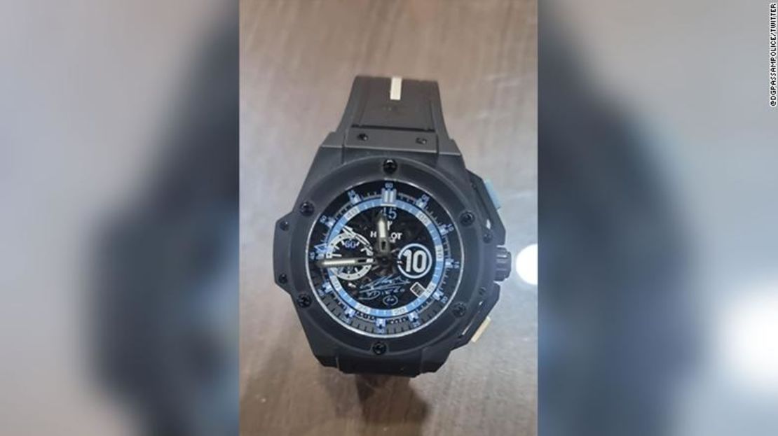 El reloj de edición limitada robado de Diego Maradona fue recuperado en Assam, India.