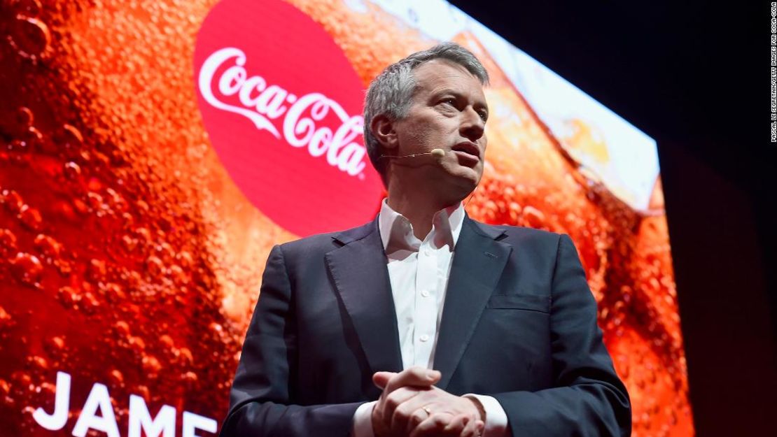 Un analista llamó a Quincey, fotografiado en París en enero de 2016 en el lanzamiento de la estrategia "One Brand" de Coca-cola, "muy pragmático" y "analítico".