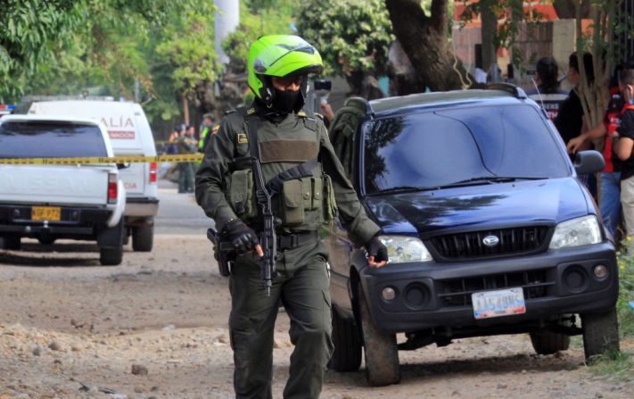 Tras las explosiones, se suspendieron las operaciones en el aeropuerto internacional Camilo Daza de Cúcuta.
