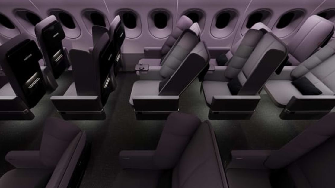 Proeza de diseño: el asiento es obra de Luke Miles, fundador de la empresa de diseño New Territory. Anteriormente, Miles trabajó como jefe de diseño de Virgin Atlantic.Cortesía de New Territory/Universal Movement