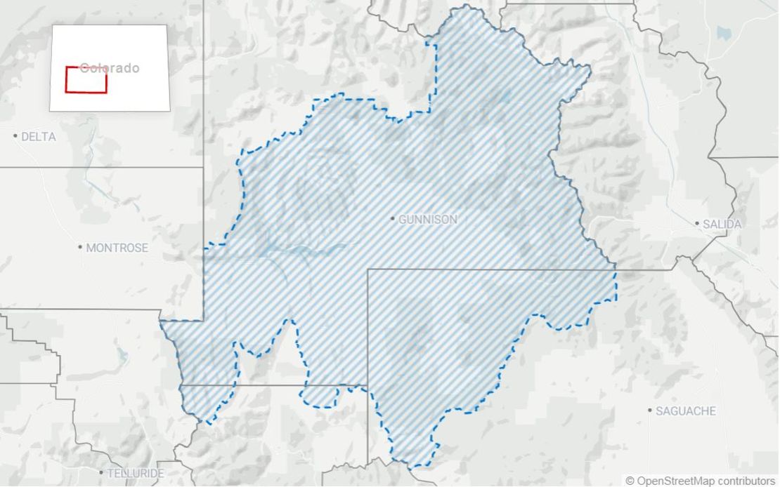 La zona de respuesta de Gunnison Valley Health Paramedics en Colorado tiene una superficie de más de 7.000 kilómetros cuadrados y es la mayor para un servicio de ambulancias en todo Colorado.