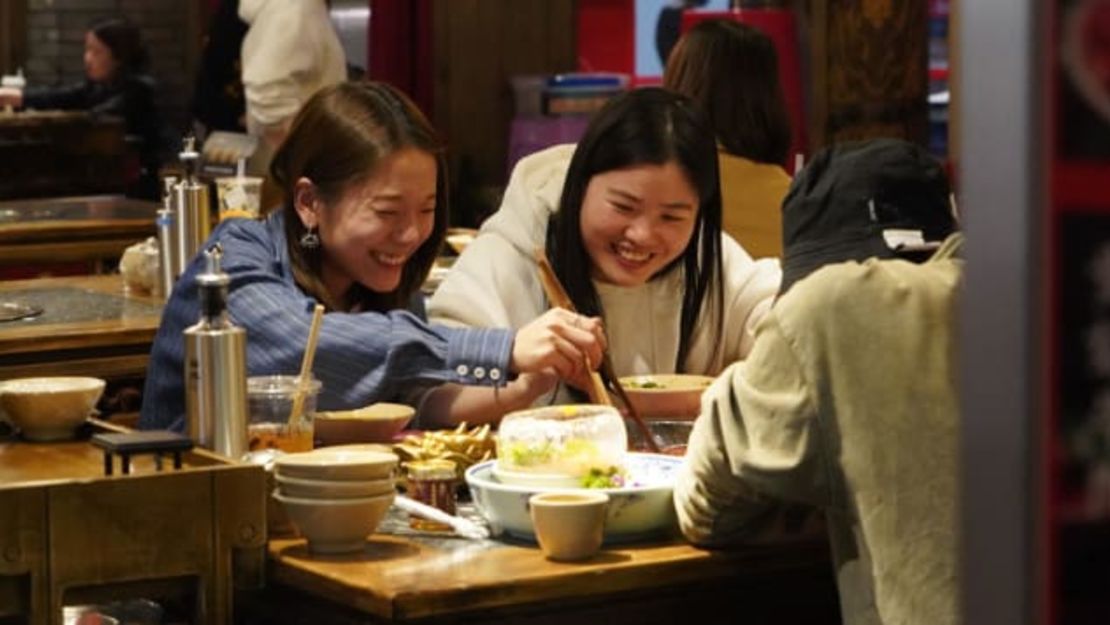 Chengdu ha sido votada como la ciudad más feliz de China durante 12 años consecutivos.Imágenes de Li Mengxin / Xinhua / Getty