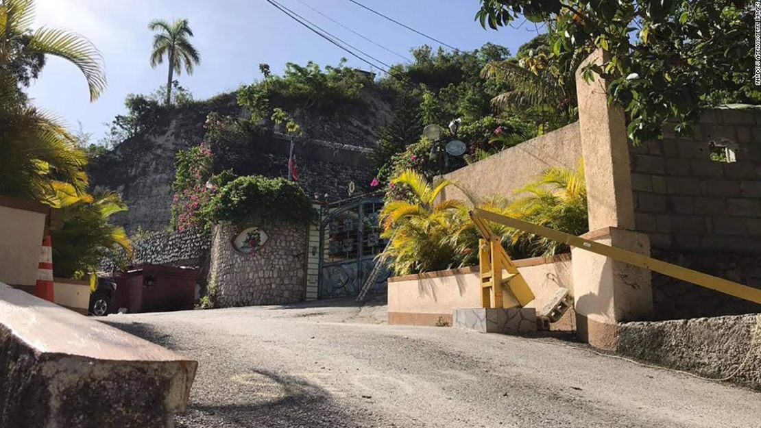 La residencia del expresidente haitiano Jovenel Moise en Puerto Príncipe.