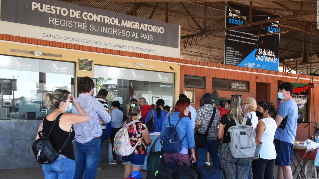 CNNE 1122754 - caos tras reapertura de la frontera entre argentina y paraguay