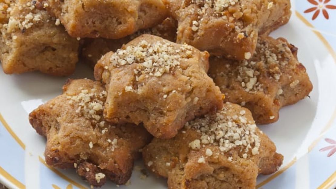 Las galletas de miel de Navidad forman parte de la comida típica de las fiestas griegas.