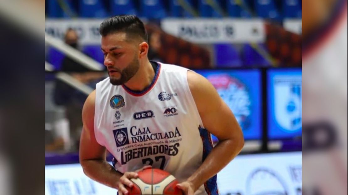 Alexis Cervantes, basquetbolista profesional de México, desapareció el 21 de diciembre de 2021.