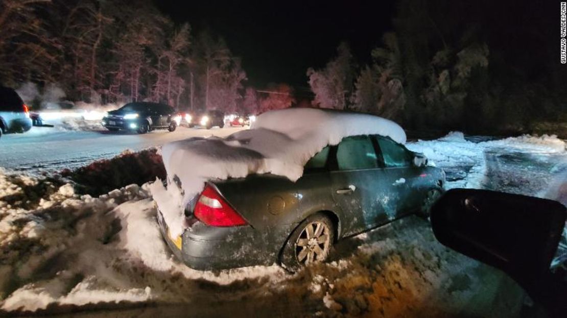 Gustavo Valdés, corresponsal de CNN en Español, tomó esta foto desde la Ruta 1A en Virginia.