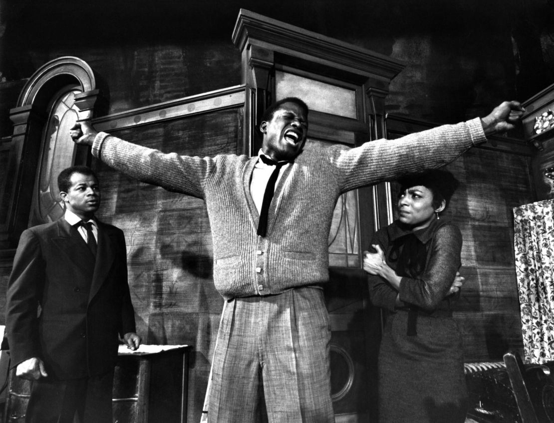 Poitier también protagonizó la versión teatral de "A Raisin in the Sun".Crédito: Gordon Parks/The LIFE Picture Collection/Getty Images