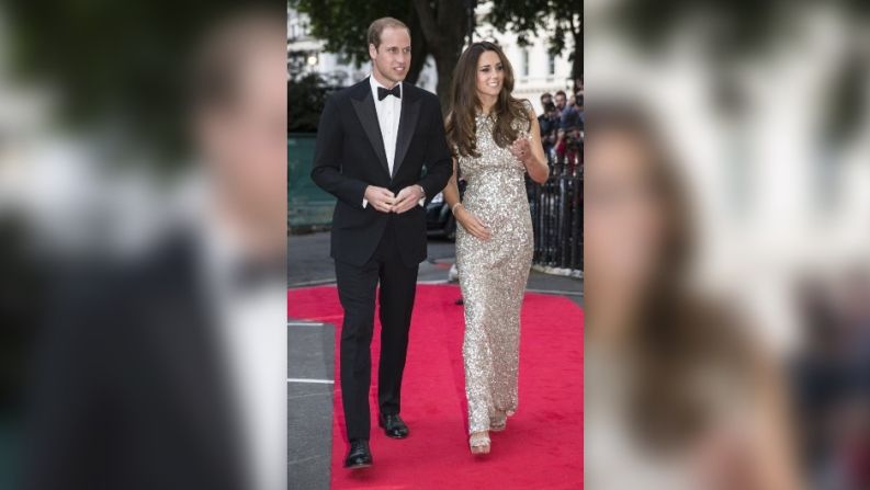 Otra brillante creación de Jenny Packham para una gala de conservación de animales en 2013.