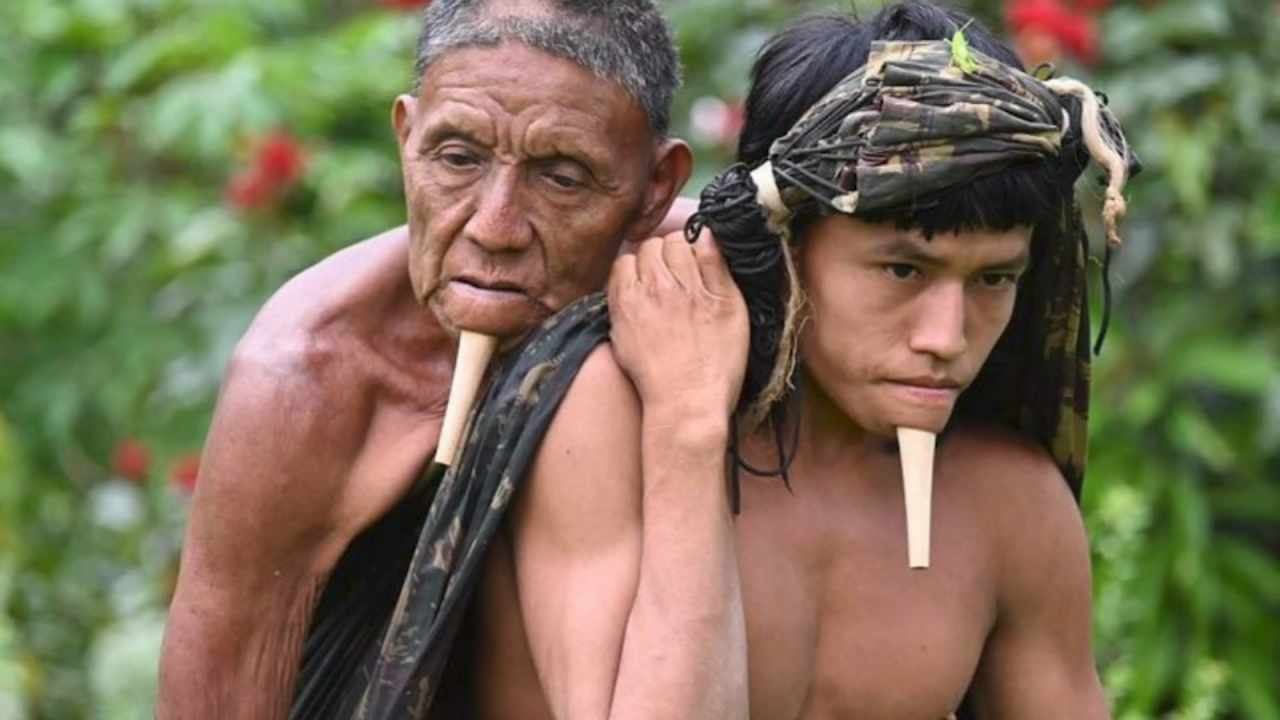 CNNE 1135114 - cruza selva con su padre en la espalda para vacunarlo