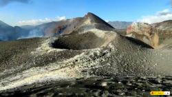 CNNE 1137152 - asi grabaron con detalle este crater al sur de la palma