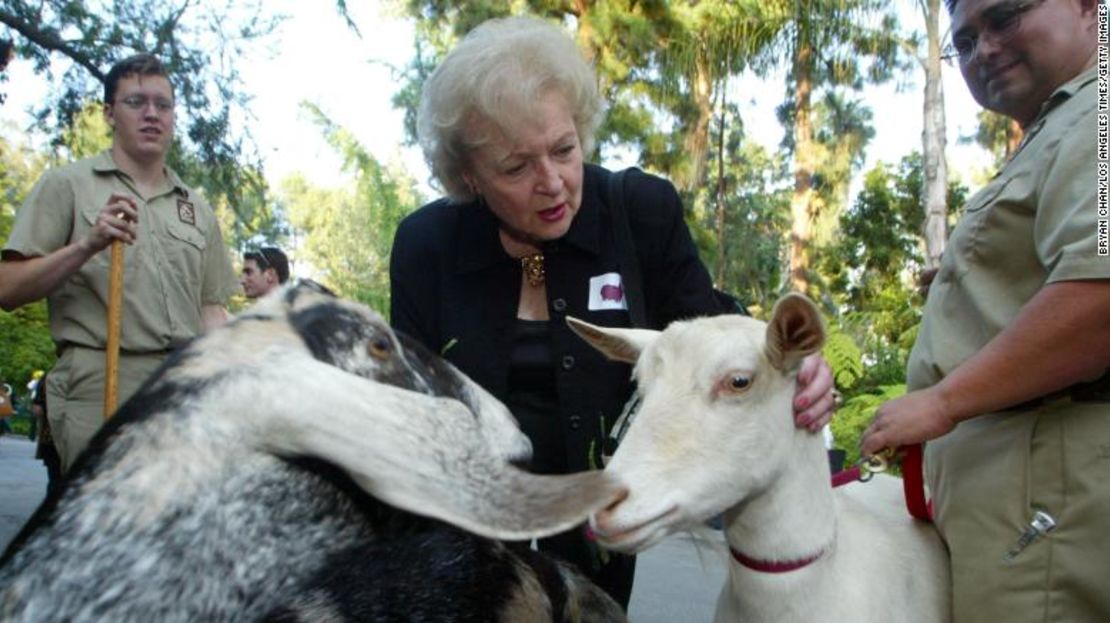 Betty White amaba a los animales y defendía sus derechos.