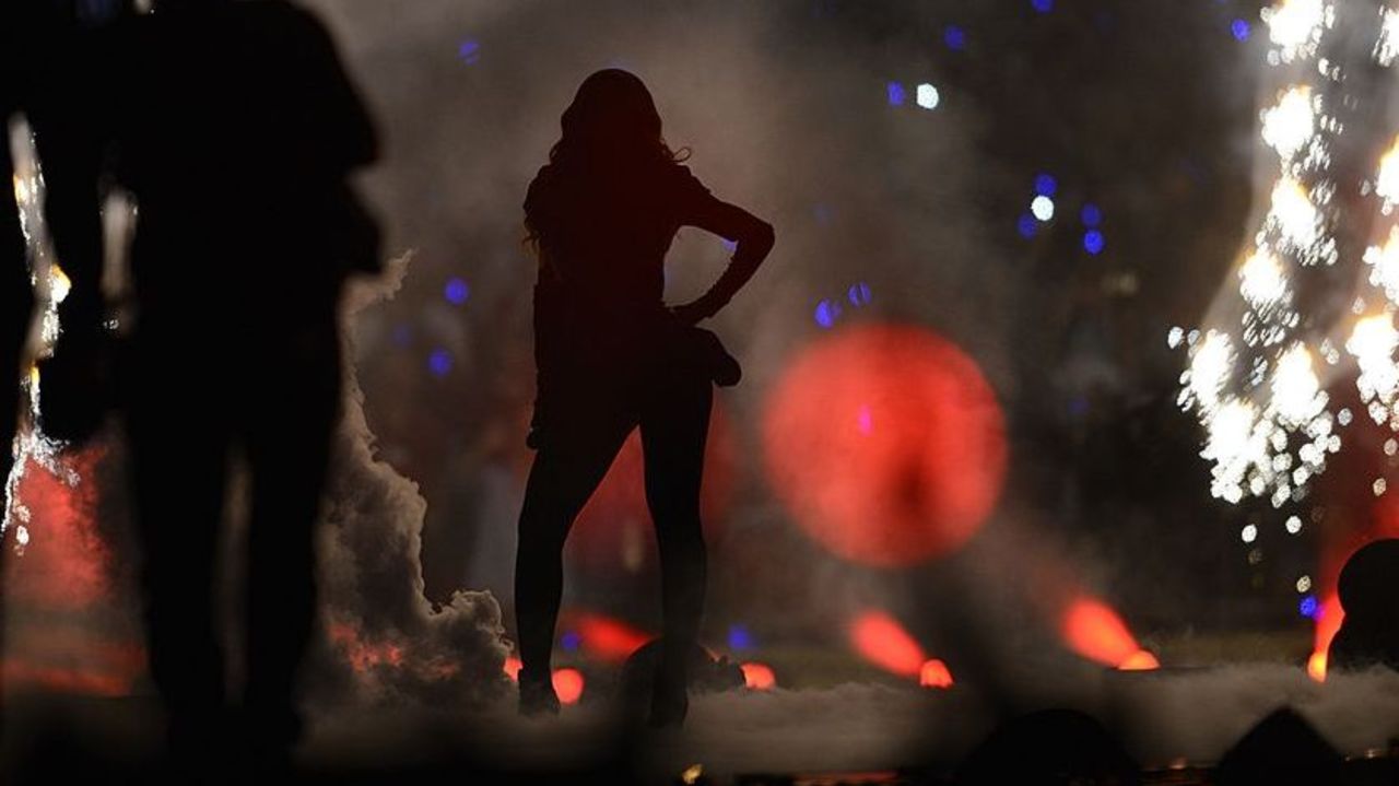 Beyonce performs during the Pepsi Super Bowl XLVII Halftime Show at the Mercedes-Benz Superdome on February 3, 2013 in New Orleans, Louisiana.  AFP PHOTO / TIMOTHY A. CLARY