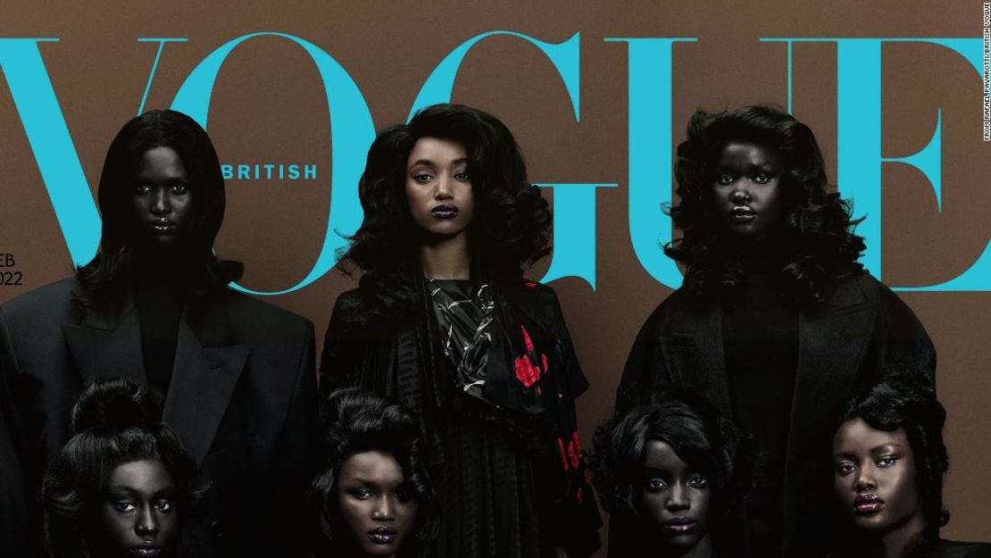 Lagos, Nigeria (CNN) -- “Hermana, ¿ya viste esta maravillosa portada?... es increíble", me escribió una amiga en un mensaje de Instagram. Se trata de la portada de la revista British Vogue de febrero de 2022, en la que aparece un equipo de supermodelos africanas.