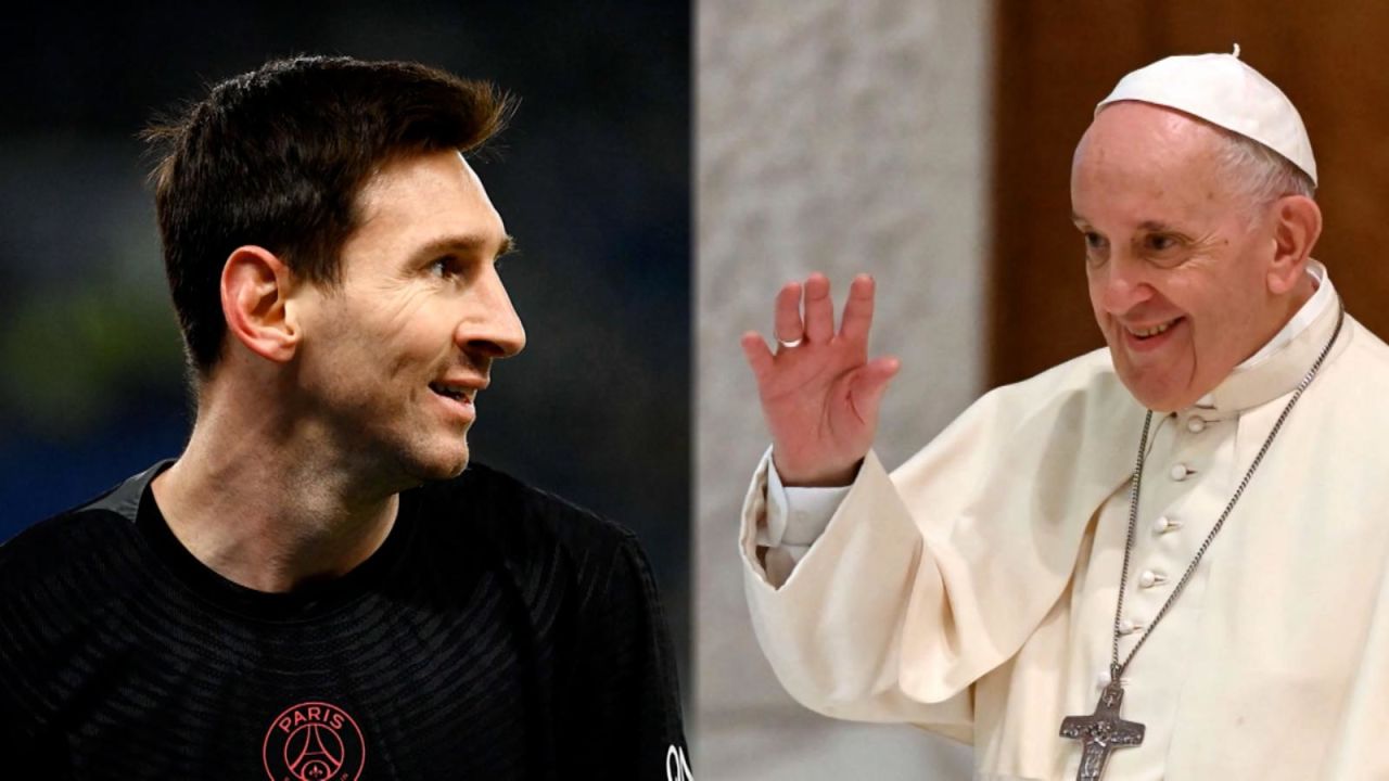 CNNE 1142269 - el papa le manda un obsequio especial a messi