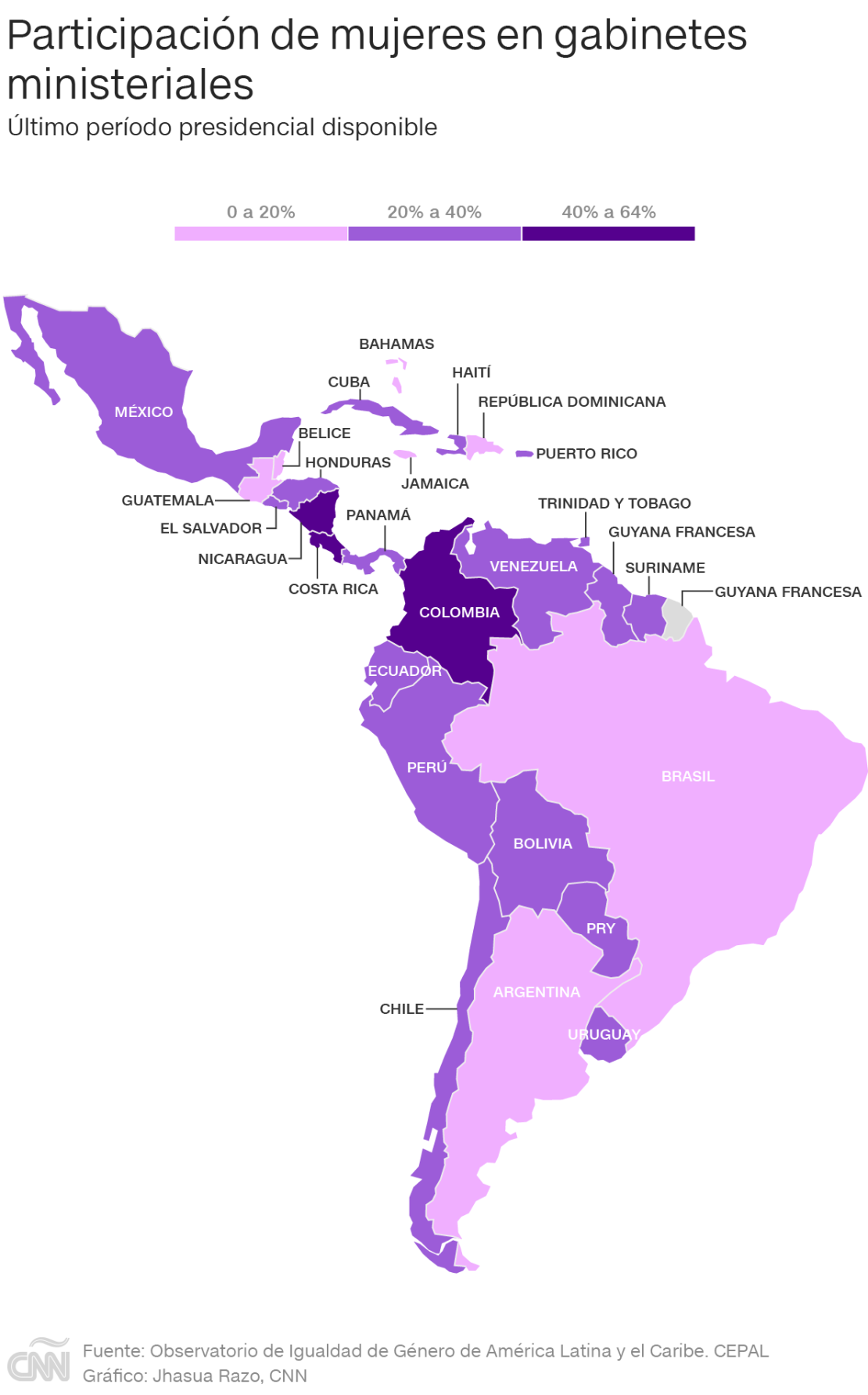 CNNE 1145022 - mujeres-ministerios-latam-mapa