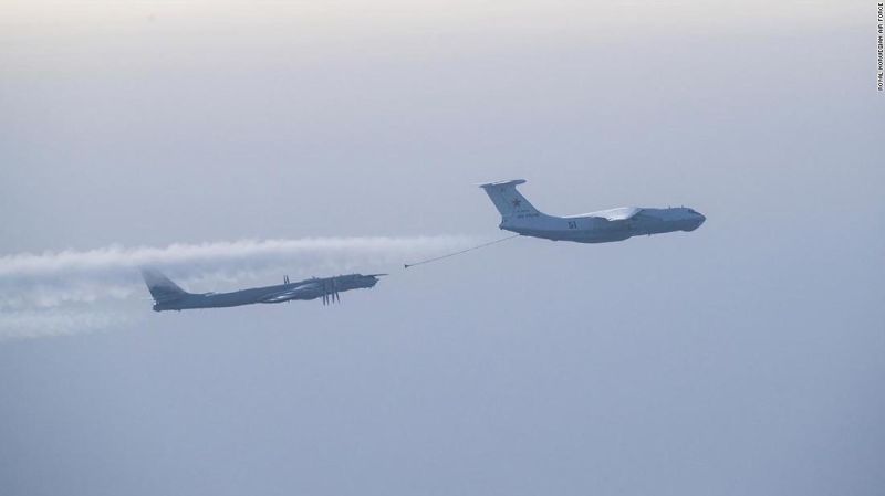 Aviones militares de ee. Uu. Y la otan interceptan aviones rusos sobre el atlántico norte | cnn