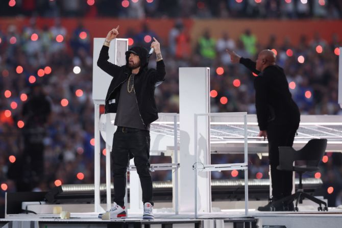 Eminem, 17 de octubre: la estrella del rap cuenta con 15 premios Grammy y un Oscar en su larga trayectoria.