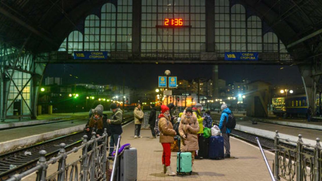 El servicio de RegioJet entre Praga y Lviv ha sido aplazado.Crédito: Christopher Occhicone/Bloomberg/Getty Images