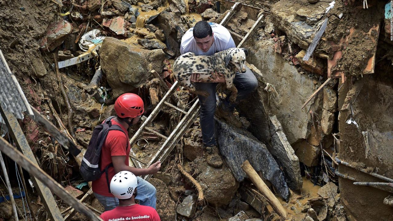 CNNE 1155382 - al menos 90 muertos por deslizamientos en rio de janeiro