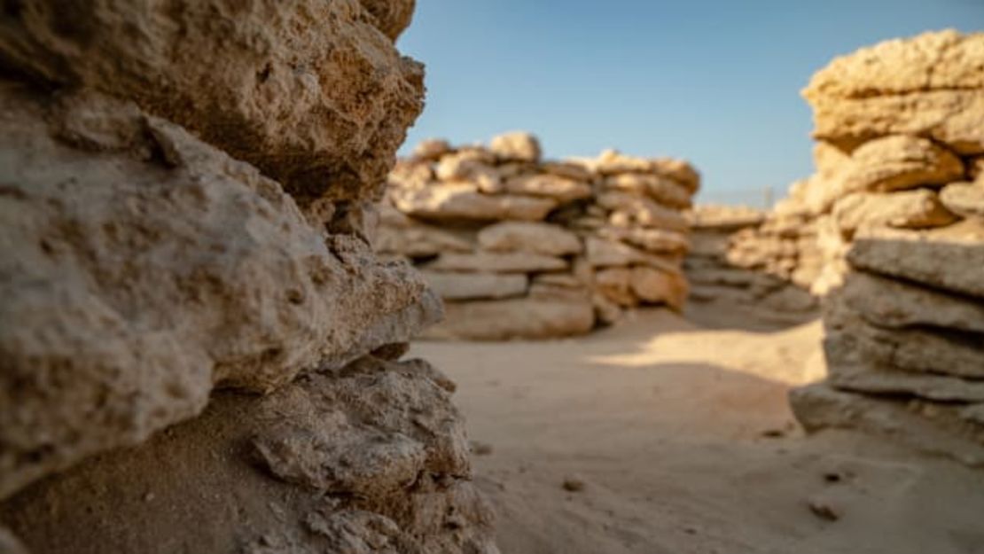 Las estructuras descubiertas por los arqueólogos en Abu Dhabi.Crédito: Departamento de Cultura y Turismo de Abu Dhabi