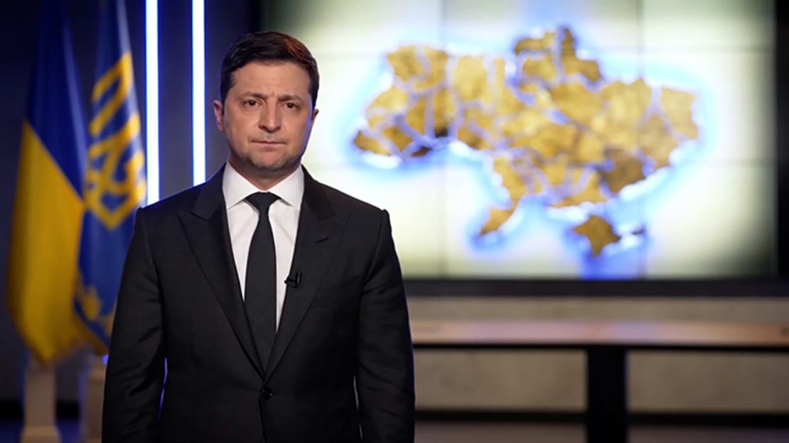 El presidente de Ucrania, Volodymyr Zelensky.