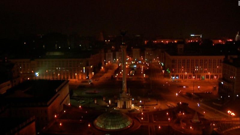 El sonido de las explosiones en Kyiv queda registrado en video