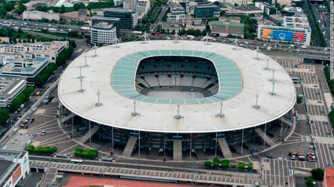 El Stade de France está listo para albergar la final de la Champions League de 2022.