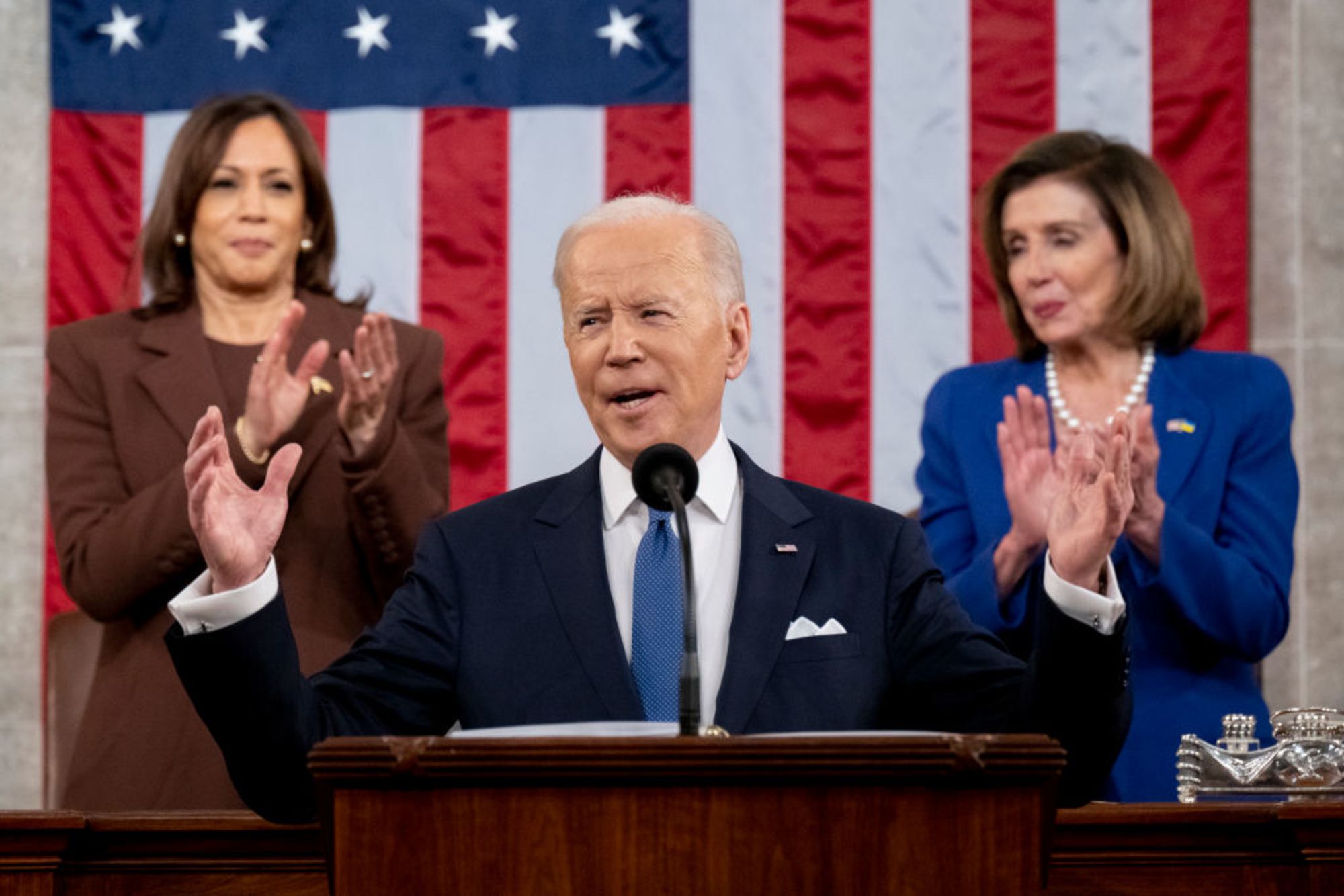 CNNE 1162318 - president biden delivers his first state of the union address to joint session of  congress