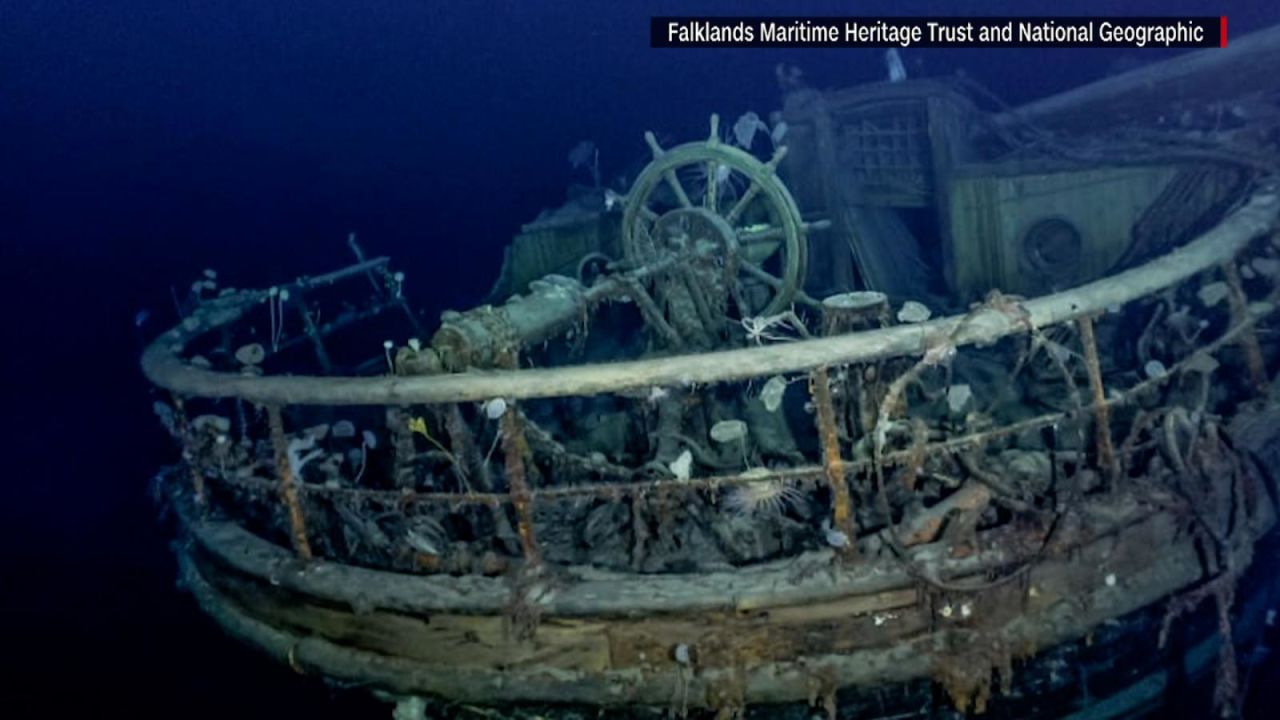 CNNE 1166221 - hallaron el barco de shackleton que se hundio en 1915