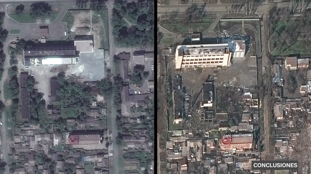 CNNE 1166709 - imagenes satelitales de danos a infraestructura de mariupol