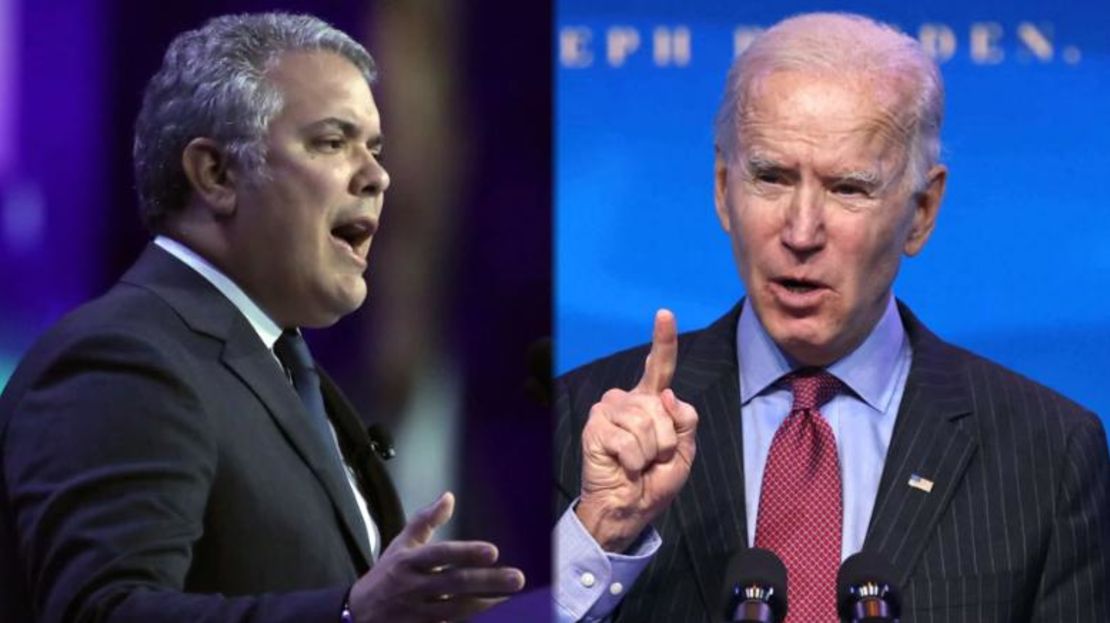 El presidente de Estados Unidos, Joe Biden, se reunirá el jueves con el presidente de Colombia, Iván Duque.