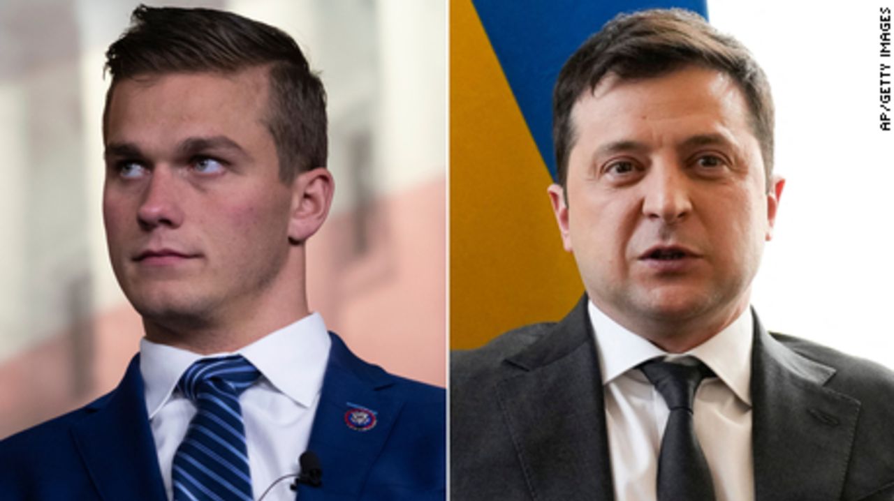 CNNE 1168077 - video- madison cawthorn llama "maton" al presidente zelensky