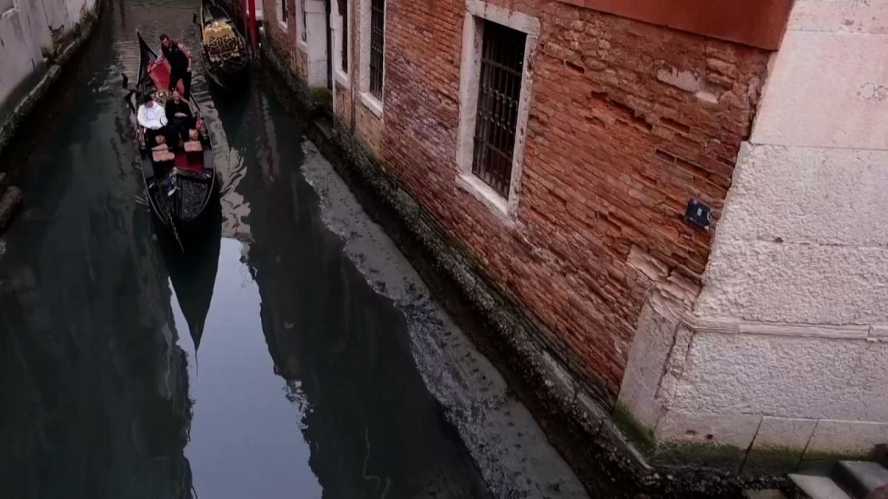 CNNE 1171660 - las bajas mareas cambiaron el paisaje en venecia