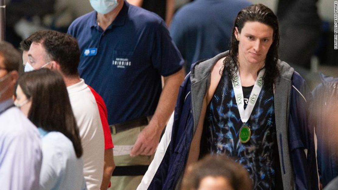 La nadadora de la Universidad de Pennsylvania, Lia Thomas, ganó las carreras de 100, 200 y 500 yardas libres en los Campeonatos de Natación y Buceo Femeninos de la Ivy League en febrero.